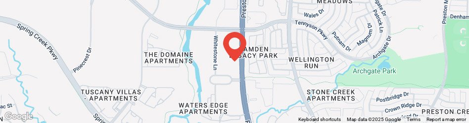 how to get to My Dentist in Plano map